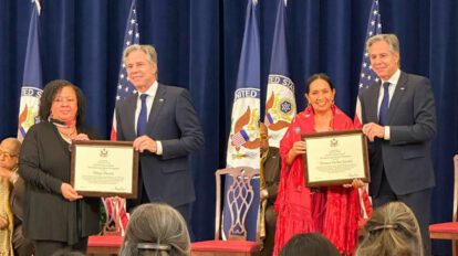 Premio Global Anti-Racism Champions a Tomasa Yarhui