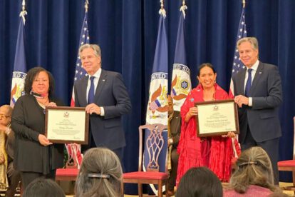 Premio Global Anti-Racism Champions a Tomasa Yarhui