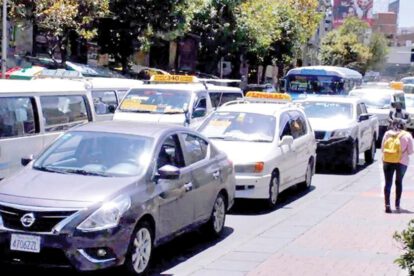 paro de choferes en La Paz
