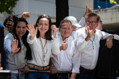 Fotografía de María Corina Machado, líder opositora venezolana