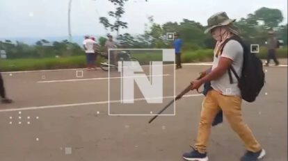 Policía denuncia posesión de armas en bloqueos de Bulo Bulo