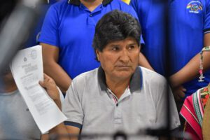 Evo Morales en la nueva obra de Martín Sivak