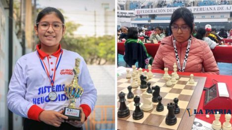 Iris Mollo, única representante boliviana en el Mundial de Ajedrez 2024