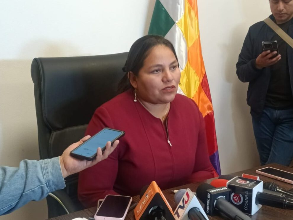 Deisy Choque aboga por una mujer presidente en la Cámara de Diputados
