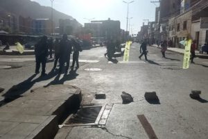 paro movilizado transporte Oruro