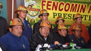 Fencomin en emergencia por bloqueos que afectan la minería