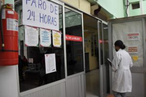 paro de médicos en La Paz