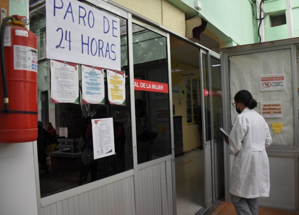 paro de médicos en La Paz