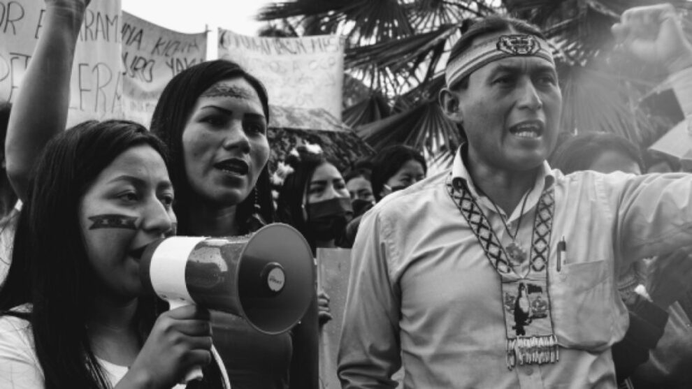 Protesta ambiental en Ecuador ante la Corte IDH por minería en Quimsacocha