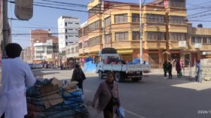 paro del transporte urbano en Oruro