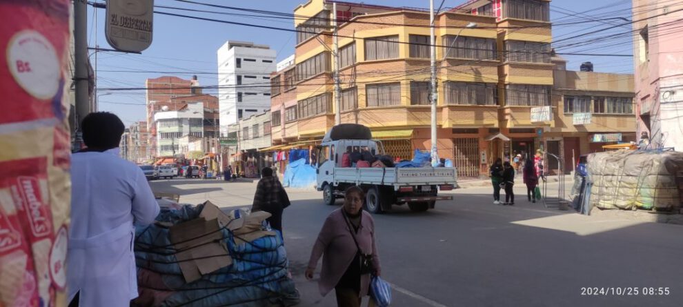 paro del transporte urbano en Oruro