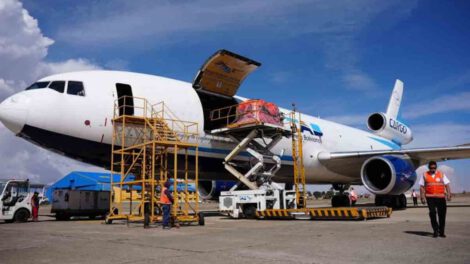 Transporte de carne a La Paz