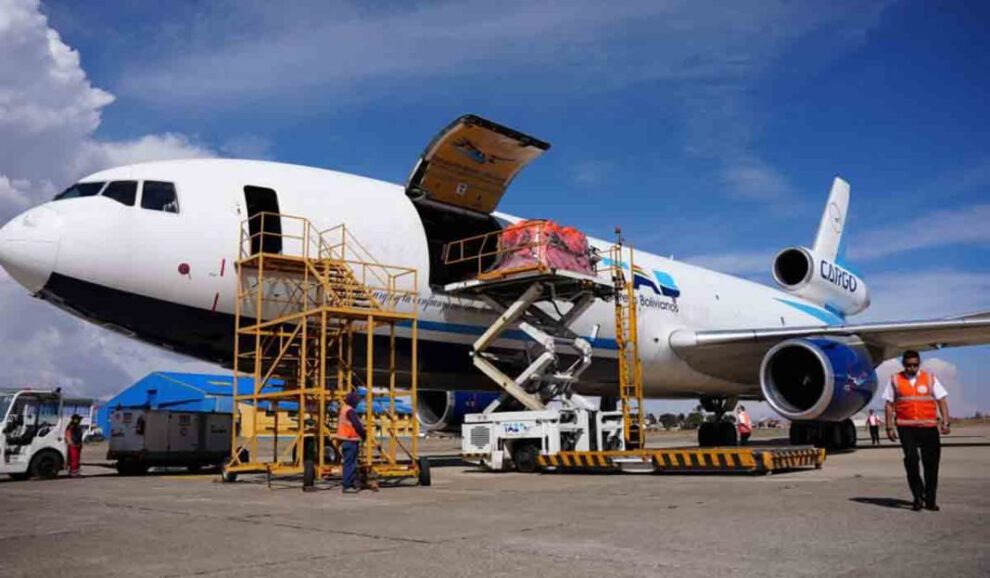 Transporte de carne a La Paz