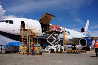 Transporte de carne a La Paz