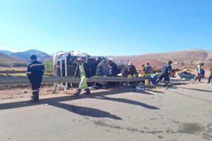 Accidente de cisterna en Potosí