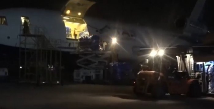 Puente aéreo carne de pollo