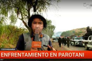 Violencia contra periodistas en Parotani