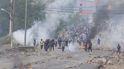Intervención policial en Parotani