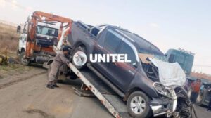 Triple colisión en carretera El Alto - Desaguadero