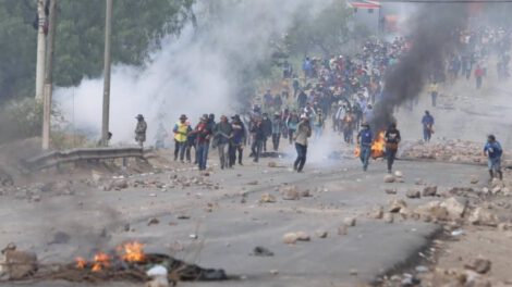 Aprehensiones en bloqueos en Bolivia
