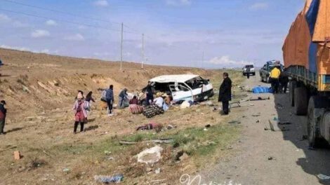 Accidente de tránsito El Alto Desaguadero