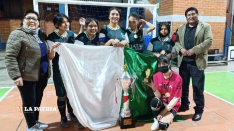 Oruro Vespertino campeón futsal damas