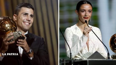 Balón de Oro 2024 ganadores Rodri y Aitana Bonmatí