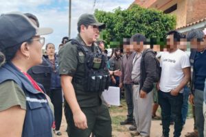 Intercambio de rehenes en Mairana