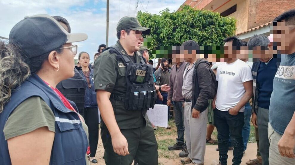 Intercambio de rehenes en Mairana