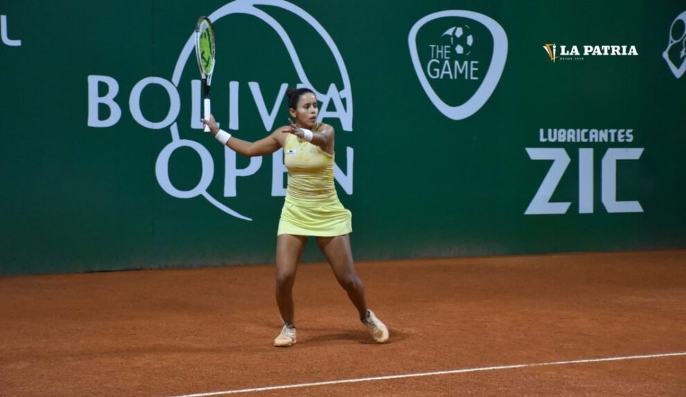 Noelia Zeballos en el Bolivia Open