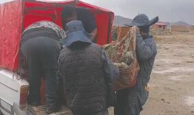 trabajador alcanzado por un rayo en Oruro