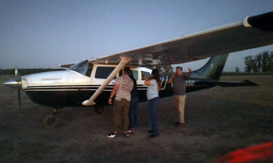 Interceptación de aeronave boliviana con droga