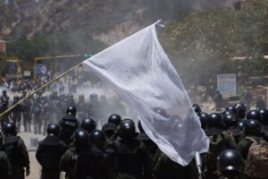 Despliegue policial en Parotani