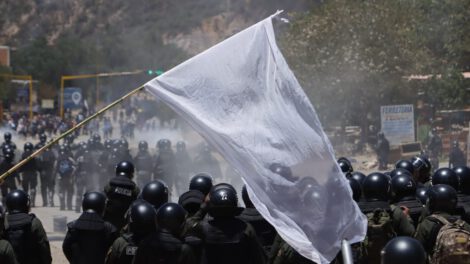 Despliegue policial en Parotani