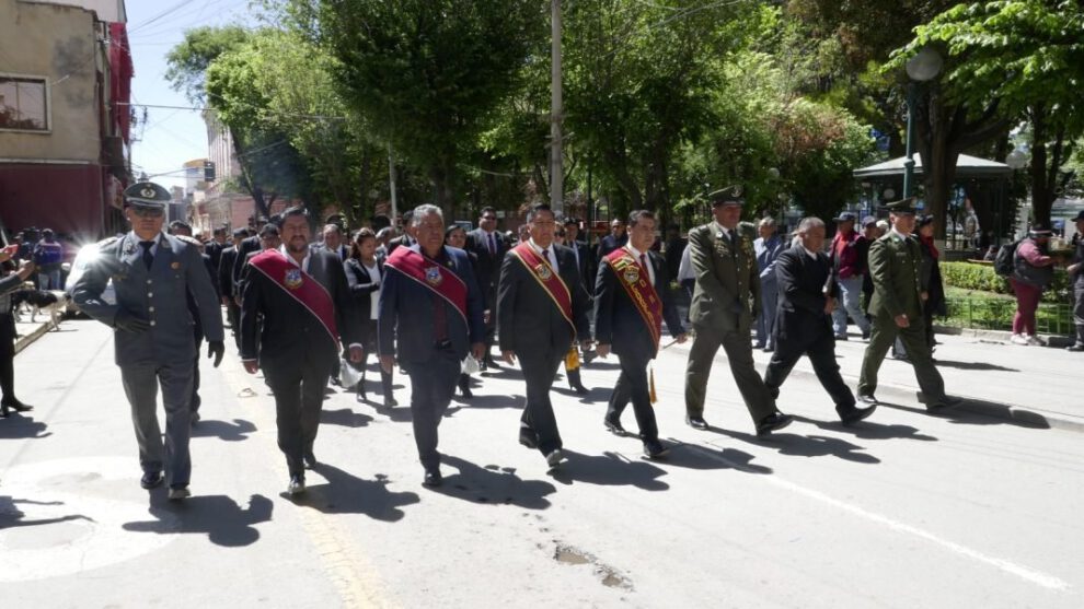 Fundación de Oruro celebrada con actos protocolares