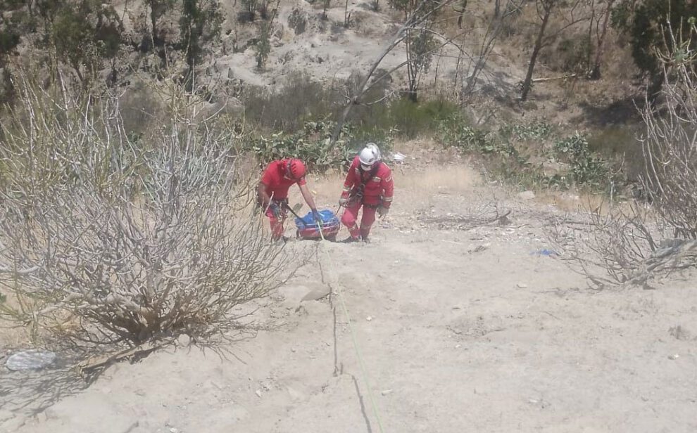 Cadáver de joven desaparecido cerca del cementerio en La Paz