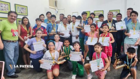 Ganadores del Nacional Abierto de Ajedrez en Santa Cruz