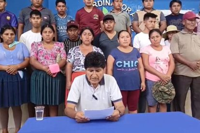 Evo Morales pide suspender bloqueos de caminos