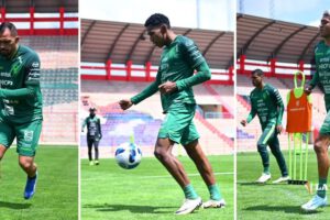 Entrenamiento de la selección boliviana