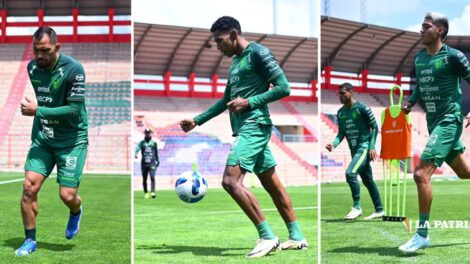 Entrenamiento de la selección boliviana