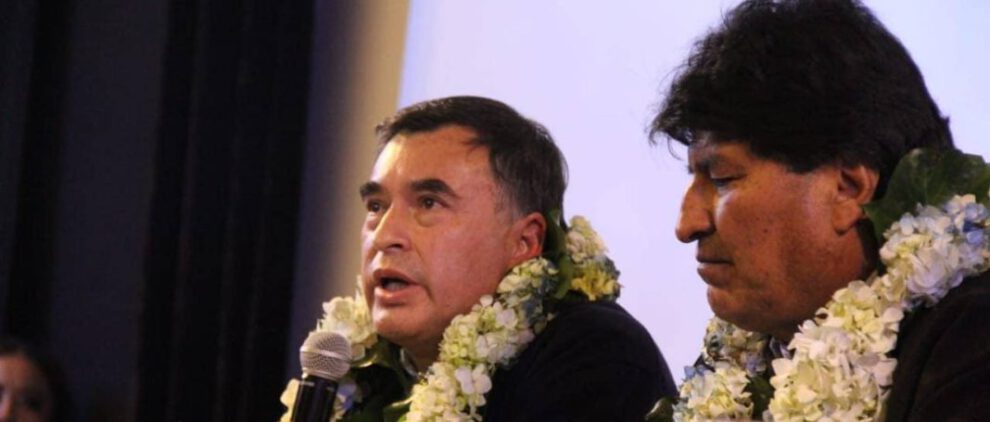 Juan Ramón Quintana en el contexto de protestas violentas