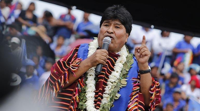 Evo Morales diálogo sobre la crisis económica en Bolivia