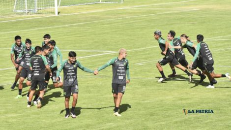 Entrenamientos de la selección boliviana Sub-19