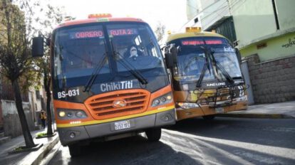 suspensión del servicio de buses PumaKatari en La Paz