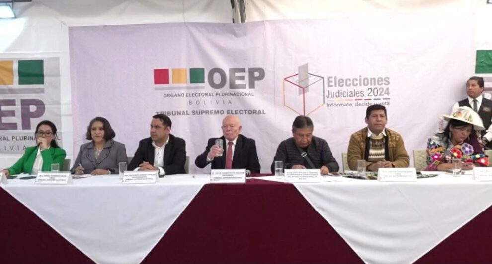 Elecciones judiciales en Bolivia definidas por el TSE
