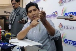 venta móvil de arroz en La Paz y El Alto