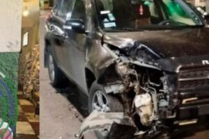 Aprehenden a representante legal del MAS por accidente de tránsito bajo sospecha de ebriedad