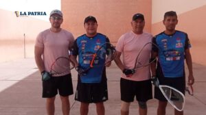 Luis Copa destaca en el torneo nacional de raqueta frontón