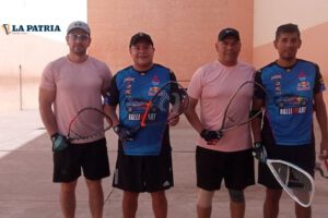 Luis Copa destaca en el torneo nacional de raqueta frontón