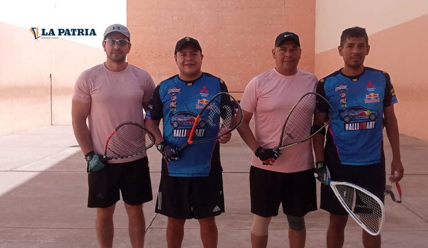Luis Copa destaca en el torneo nacional de raqueta frontón